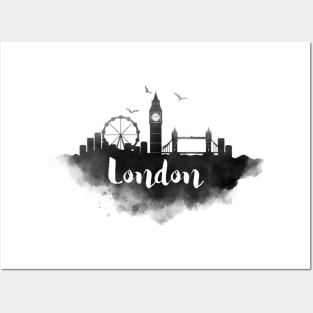 London watercolor Posters and Art